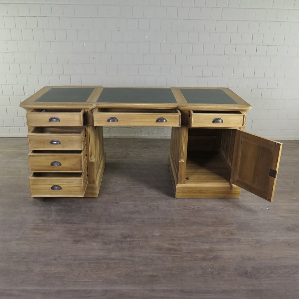 Schreibtisch Teakholz 1,80 m