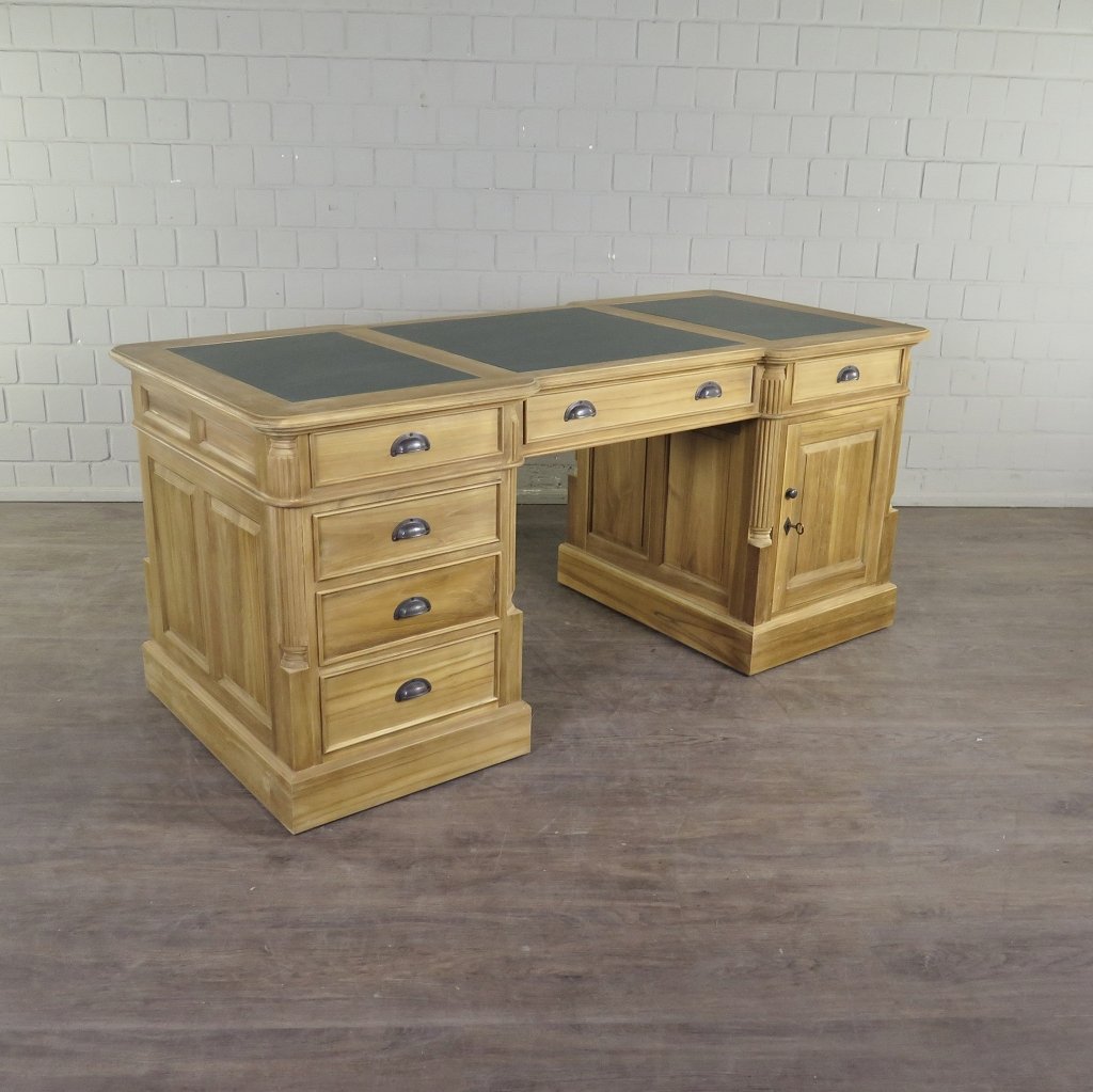 Schreibtisch Teakholz 1,80 m