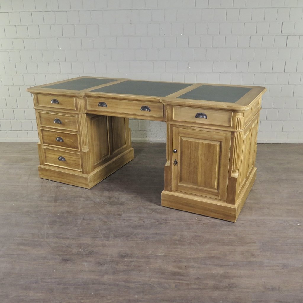 Schreibtisch Teakholz 1,80 m