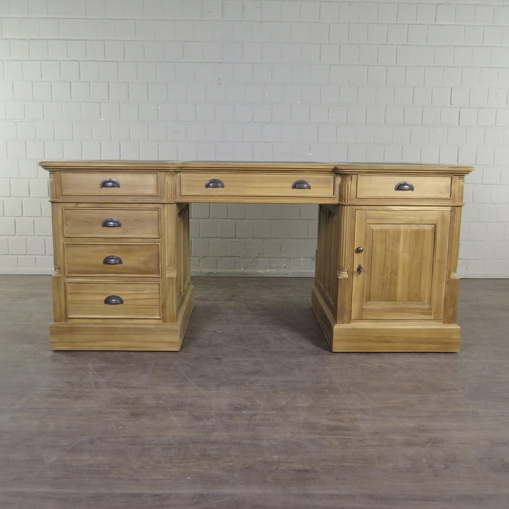 Schreibtisch Teakholz 1,80 m