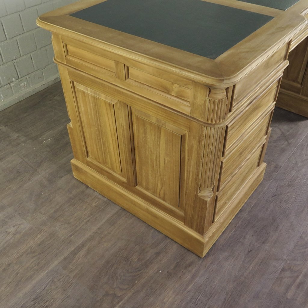 Schreibtisch Teakholz 1,80 m