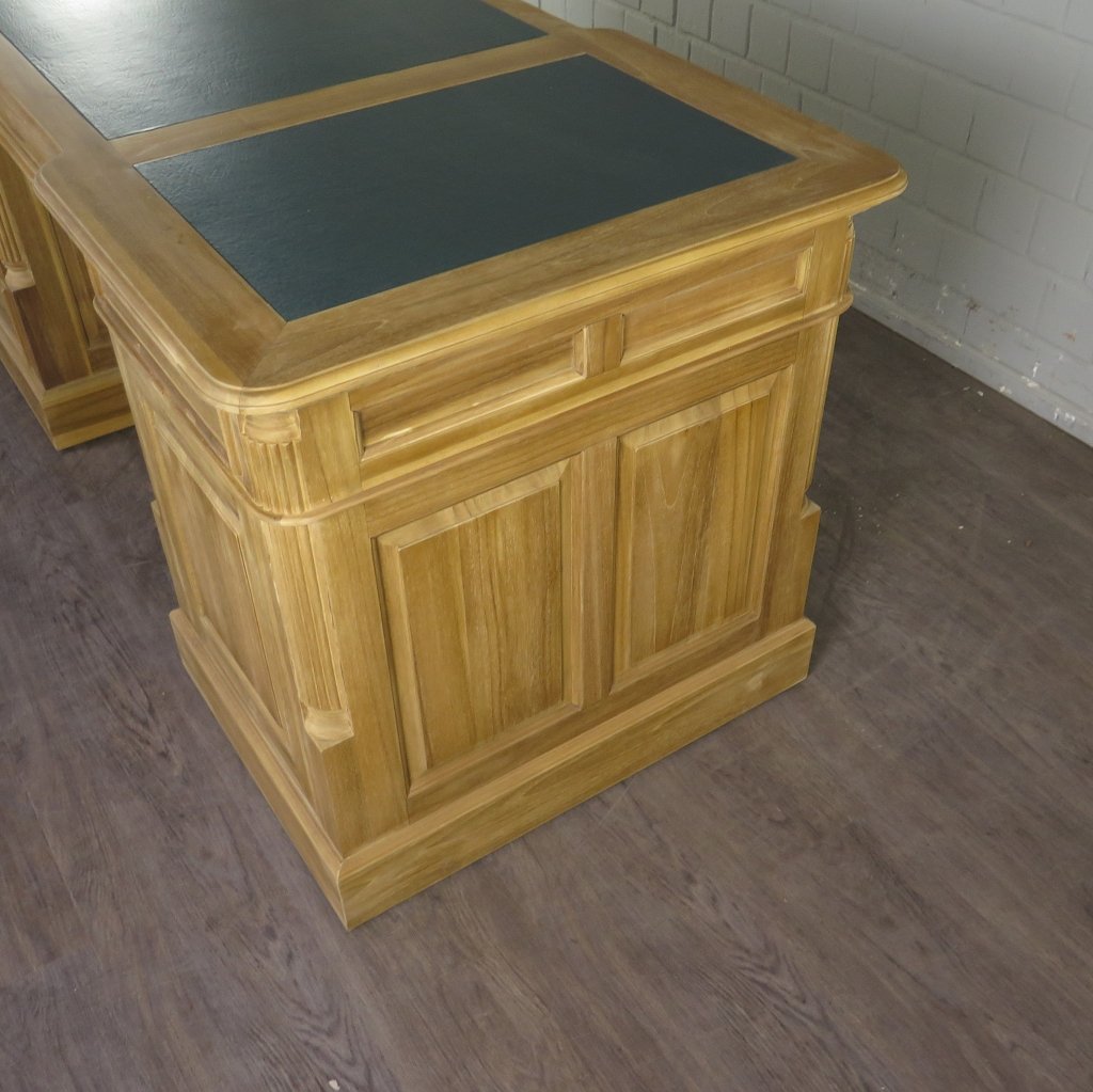 Schreibtisch Teakholz 1,80 m