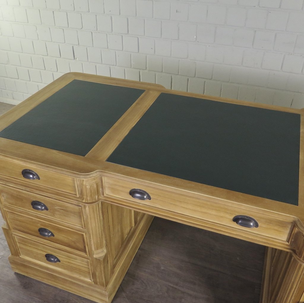 Schreibtisch Teakholz 1,80 m