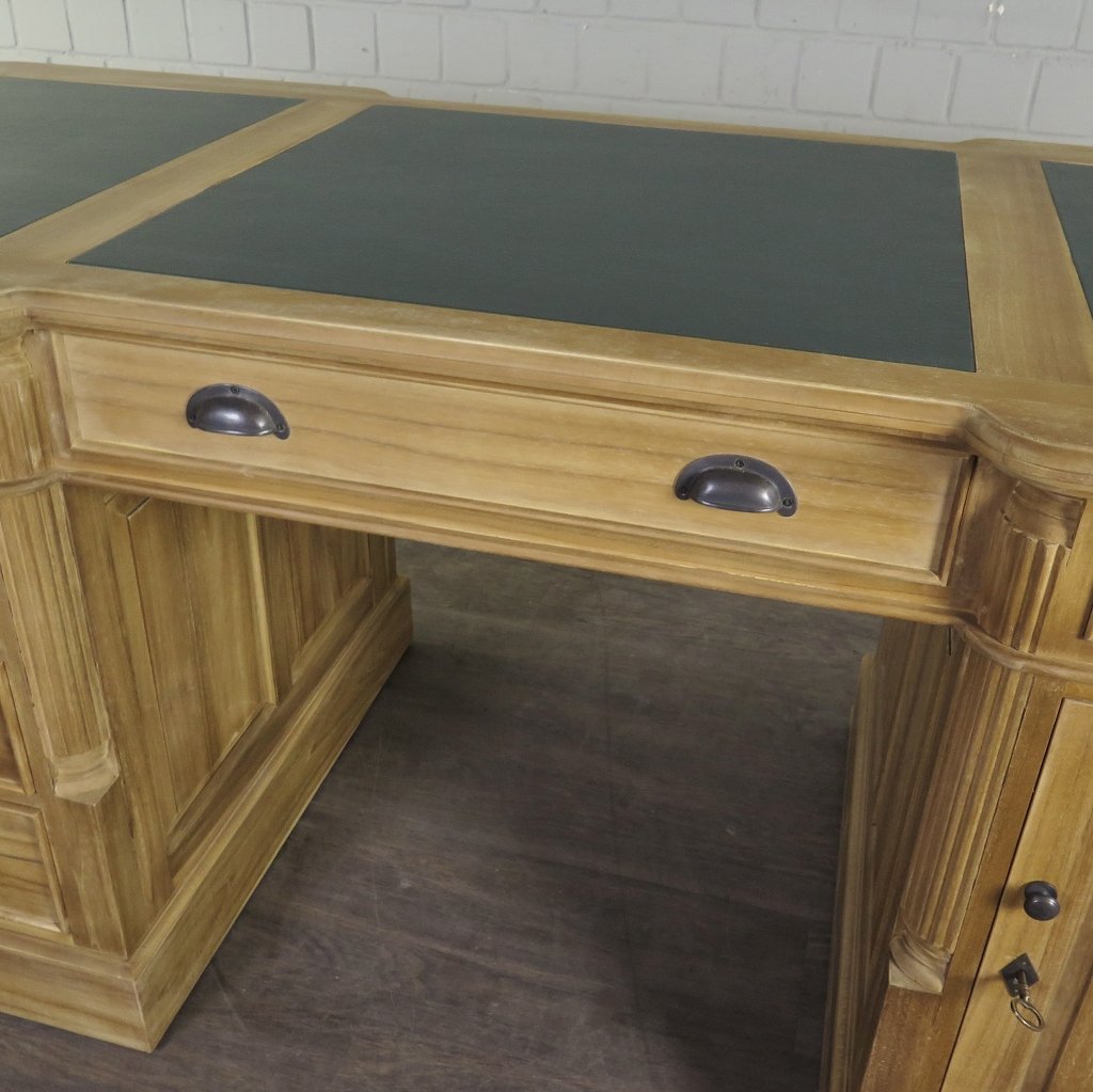Schreibtisch Teakholz 1,80 m
