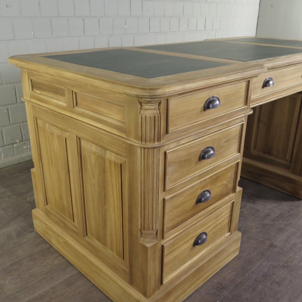 Schreibtisch Teakholz 1,80 m