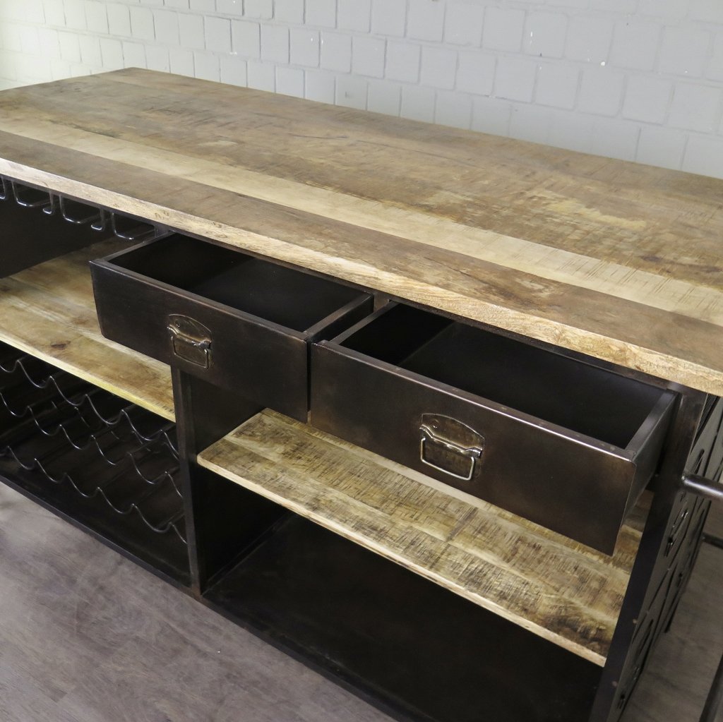Theke Tresen Aktenschrank Optik 2,07 m