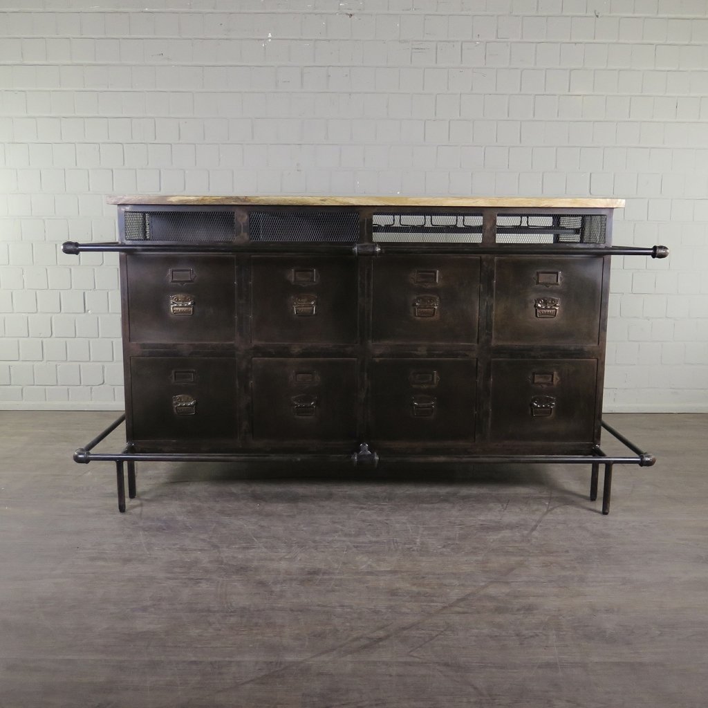 Theke Tresen Aktenschrank Optik 2,07 m