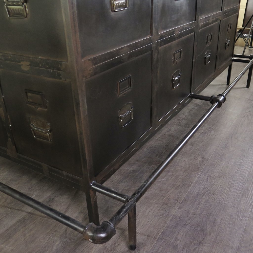 Theke Tresen Aktenschrank Optik 2,07 m