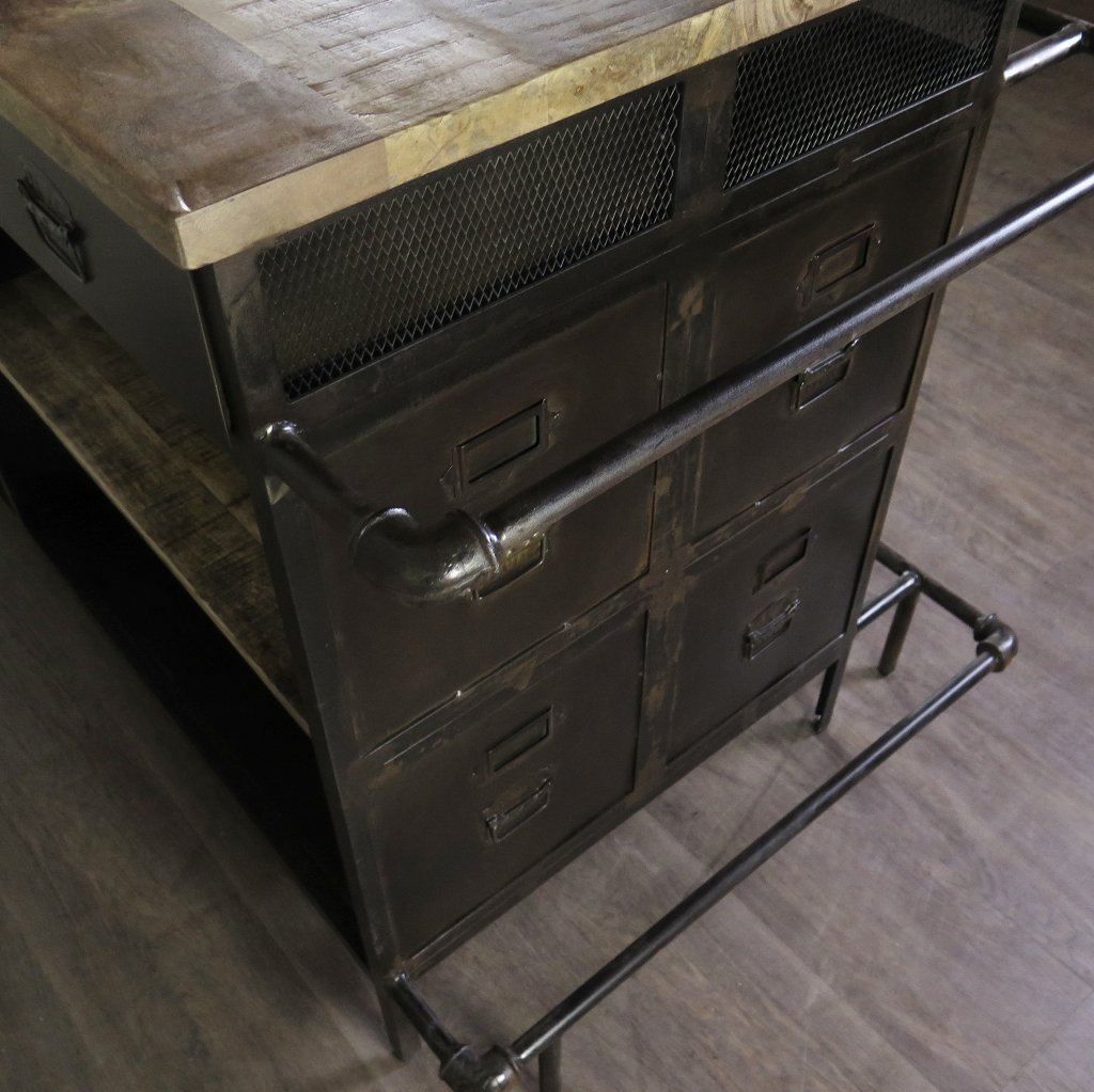 Theke Tresen Aktenschrank Optik 2,07 m