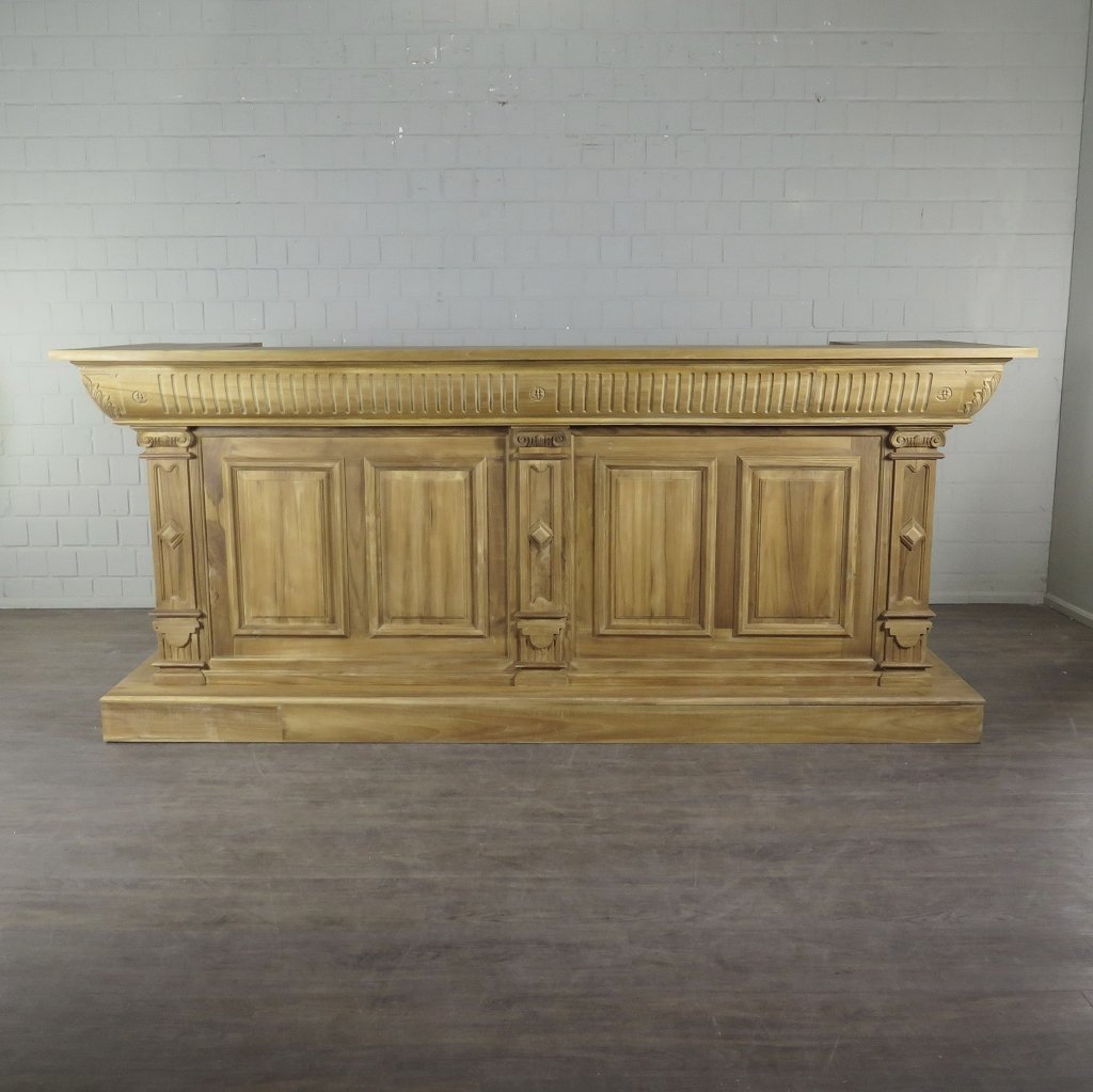 Theke Tresen Regal Bella Teakholz 2,74 m