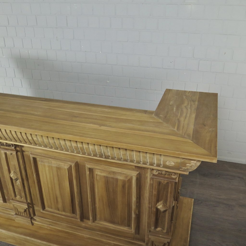 Theke Tresen Regal Bella Teakholz 2,74 m