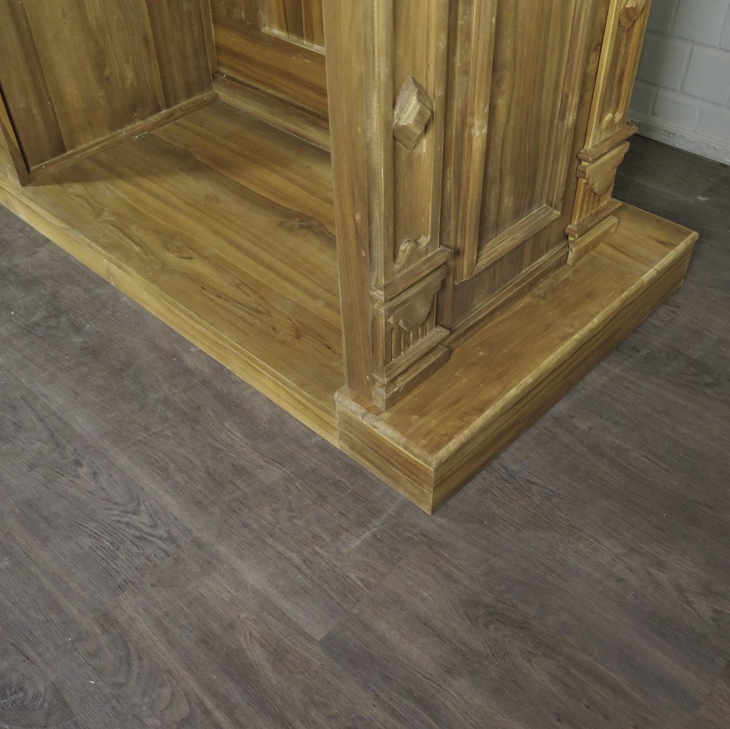 Theke Tresen Regal Bella Teakholz 2,74 m