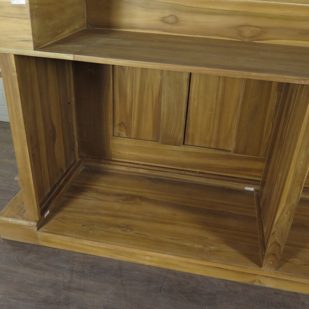 Theke Tresen Regal Bella Teakholz 2,74 m