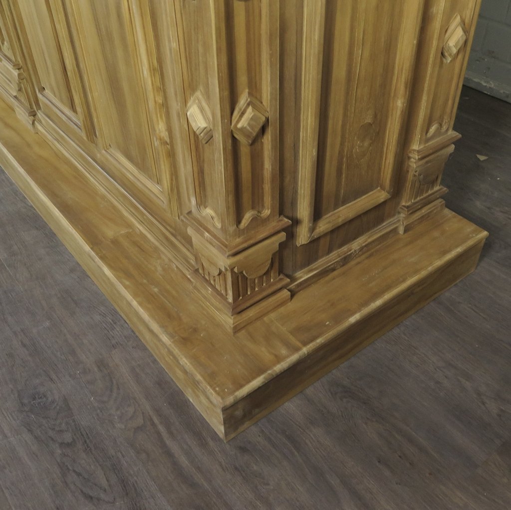 Theke Tresen Regal Bella Teakholz 2,74 m