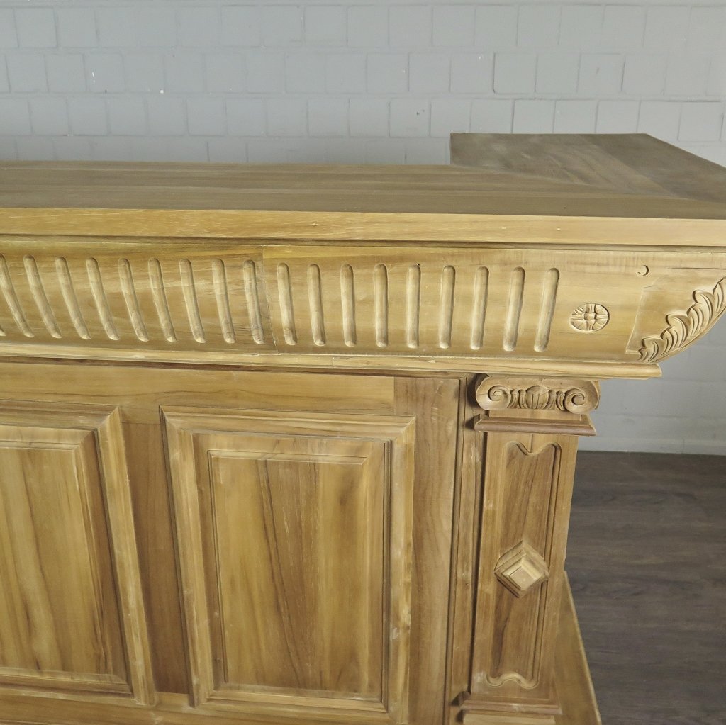 Theke Tresen Regal Bella Teakholz 2,74 m