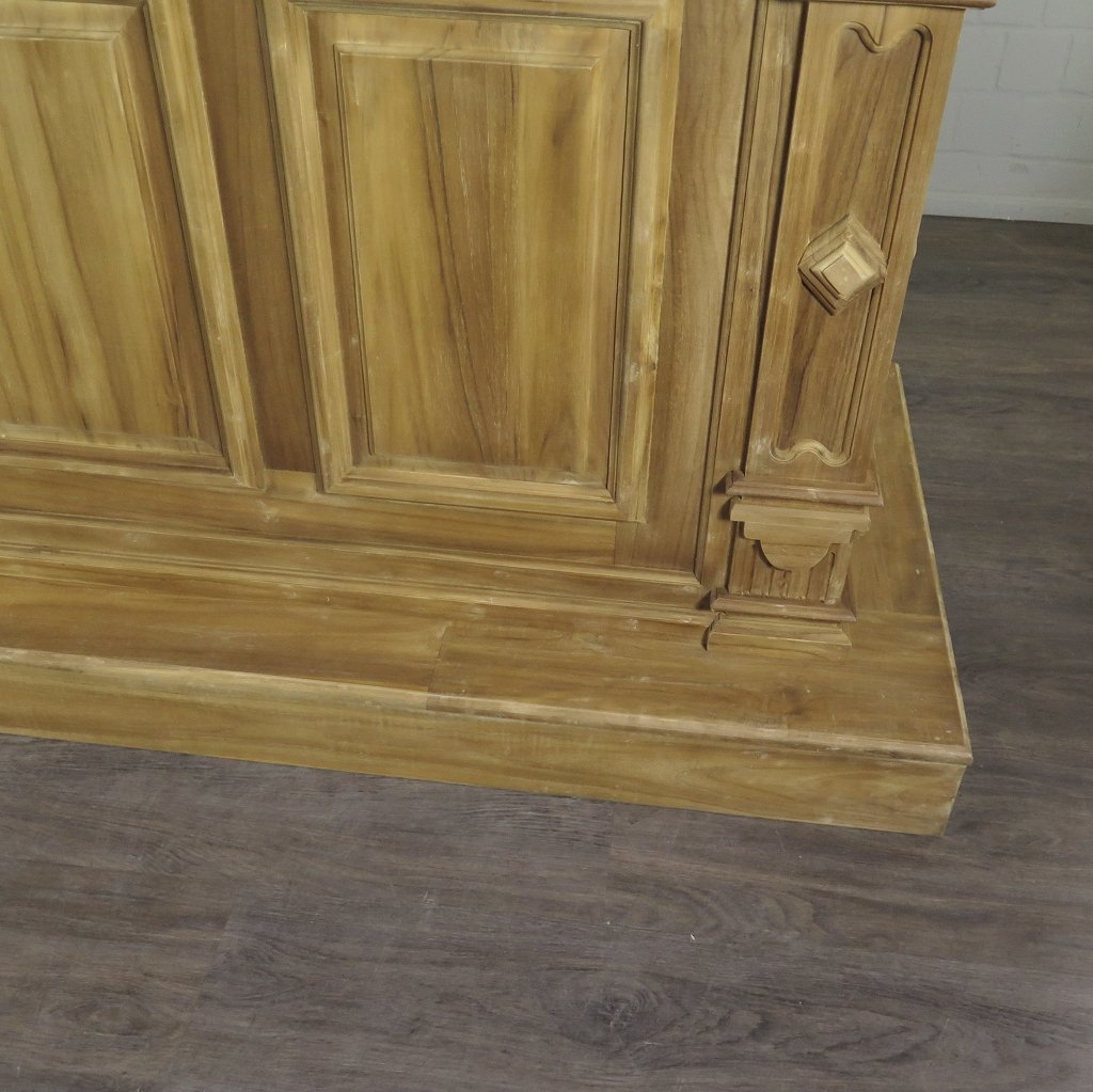 Theke Tresen Regal Bella Teakholz 2,74 m