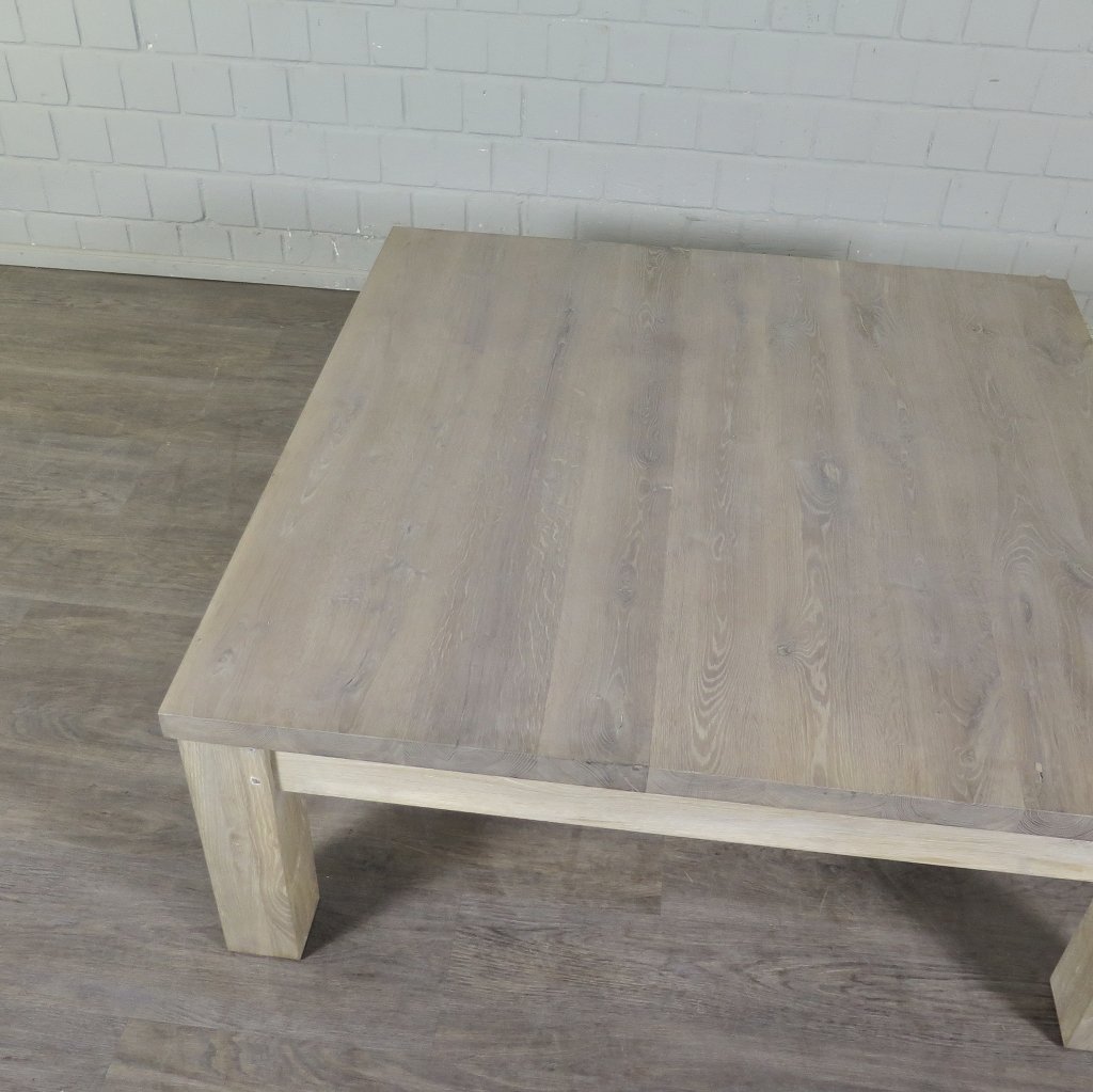 Couchtisch Wohnzimmertisch Eiche 1,18 m x 1,18 m