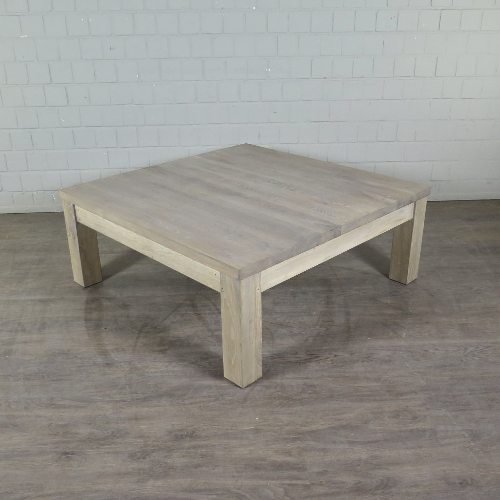 Couchtisch Wohnzimmertisch Eiche 1,18 m x 1,18 m