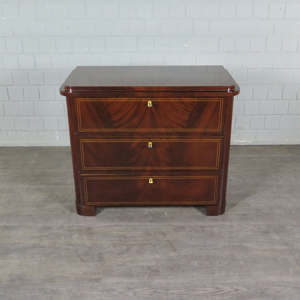 Kommode Biedermeier 1840 Mahagoni