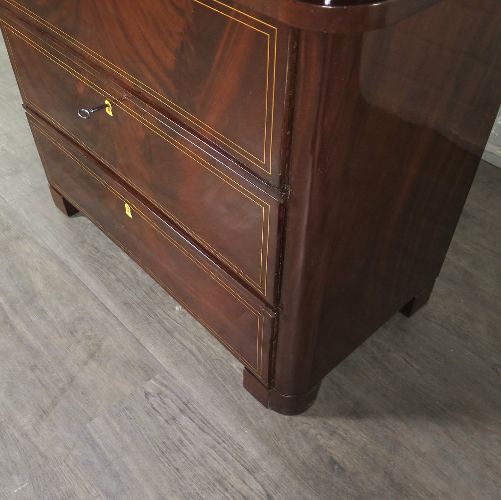 Kommode Biedermeier 1840 Mahagoni