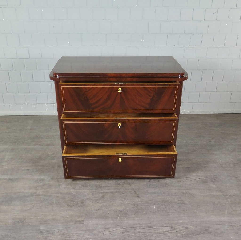 Kommode Biedermeier 1840 Mahagoni