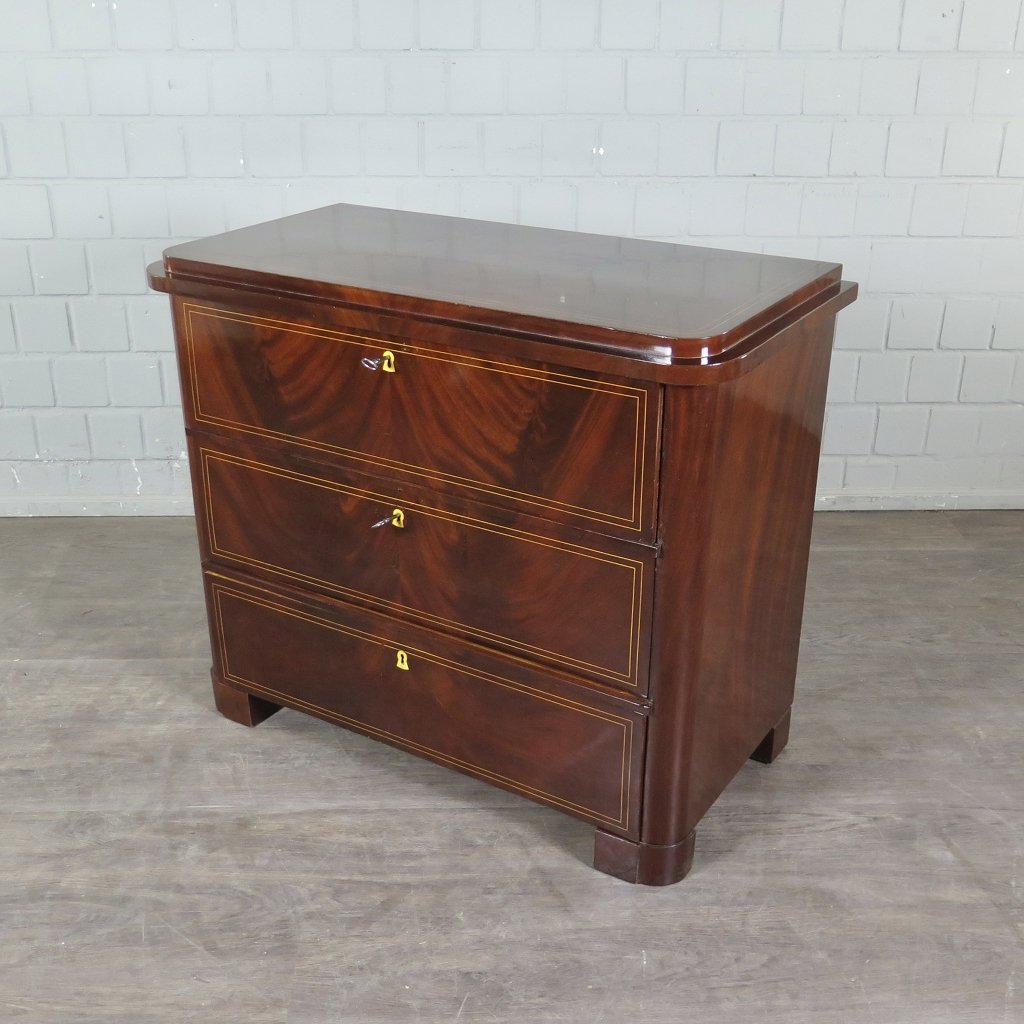 Kommode Biedermeier 1840 Mahagoni