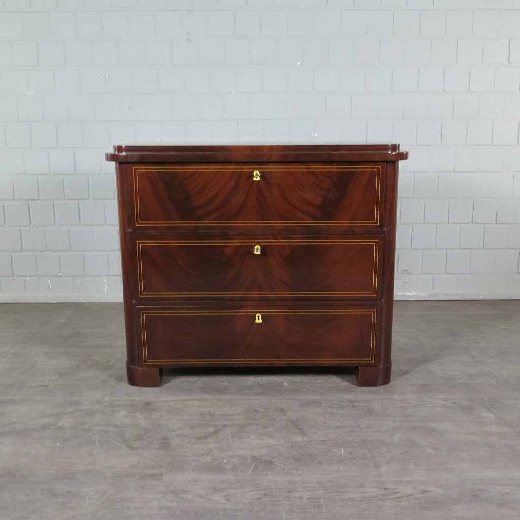 Kommode Biedermeier 1840 Mahagoni