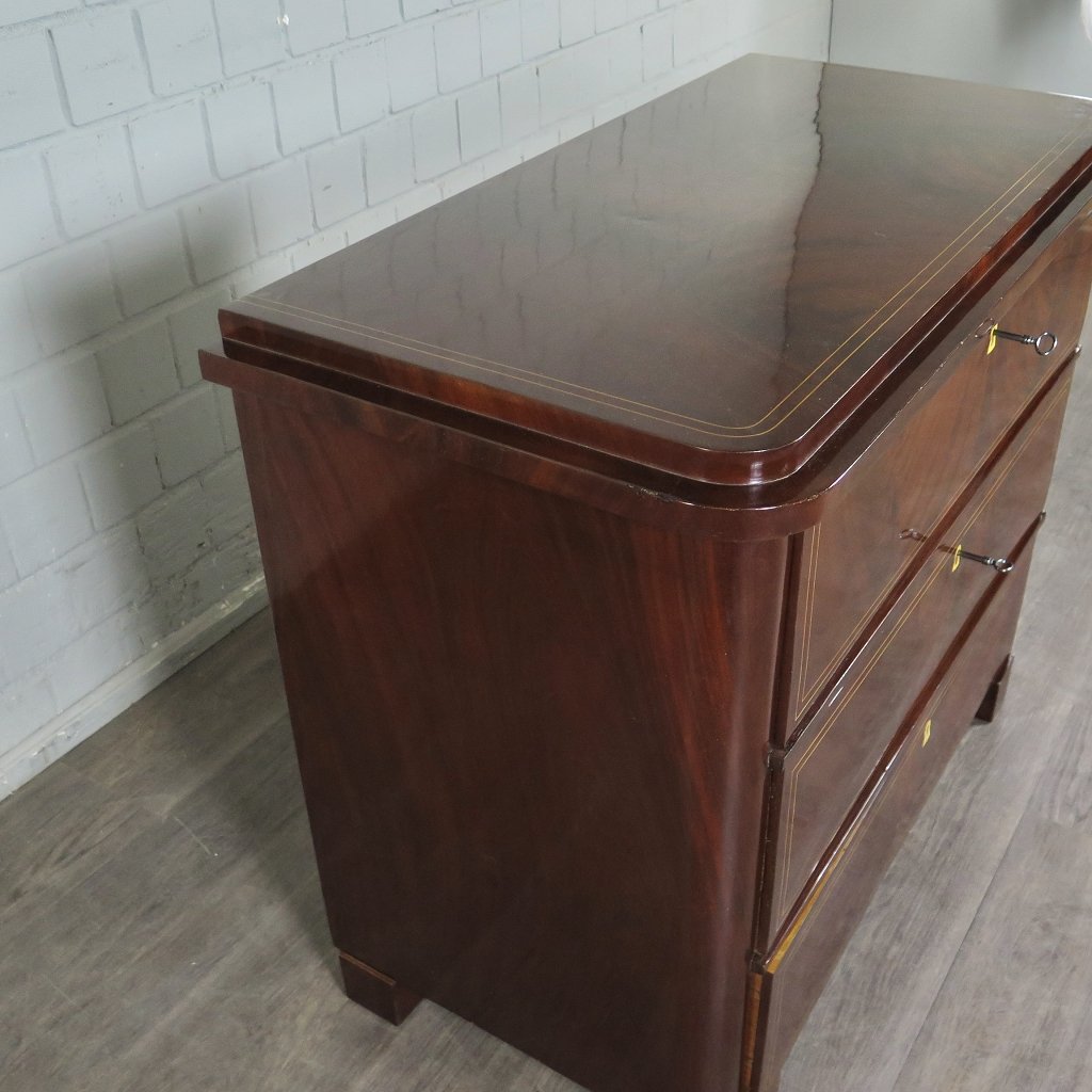 Kommode Biedermeier 1840 Mahagoni