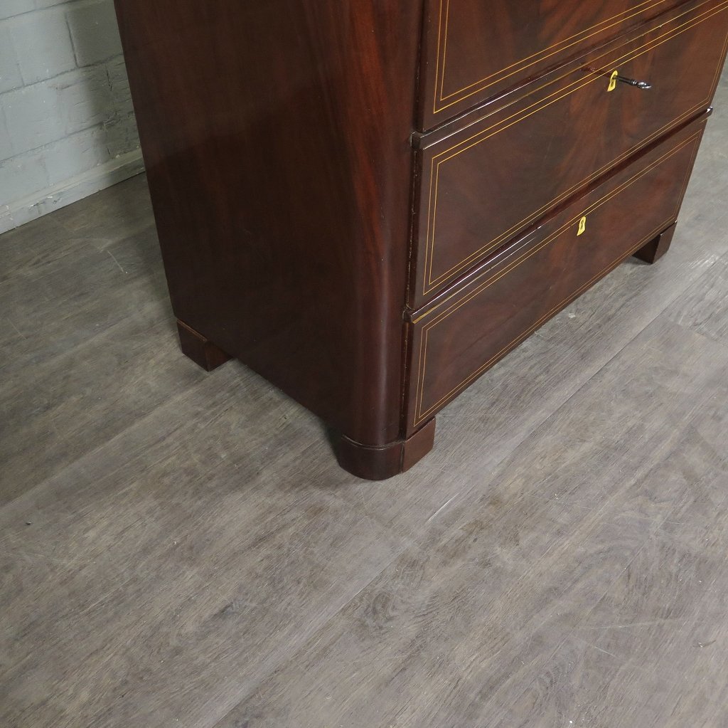 Kommode Biedermeier 1840 Mahagoni
