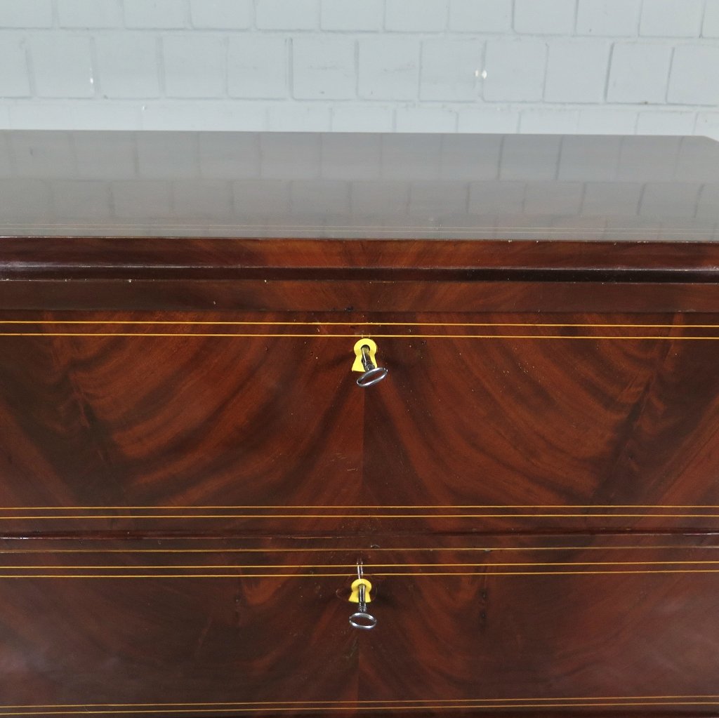Kommode Biedermeier 1840 Mahagoni