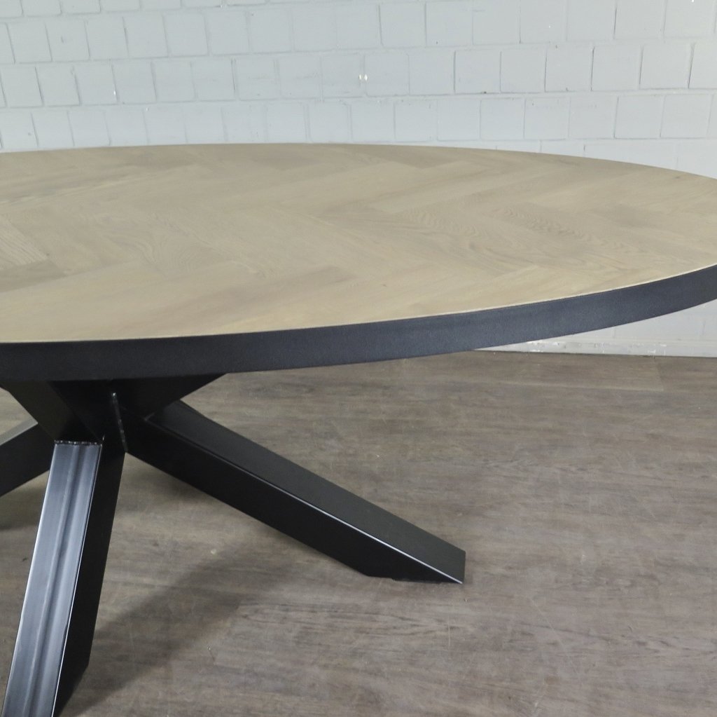 Esstisch Tisch Eiche Oval 2,40 m x 1,10 m