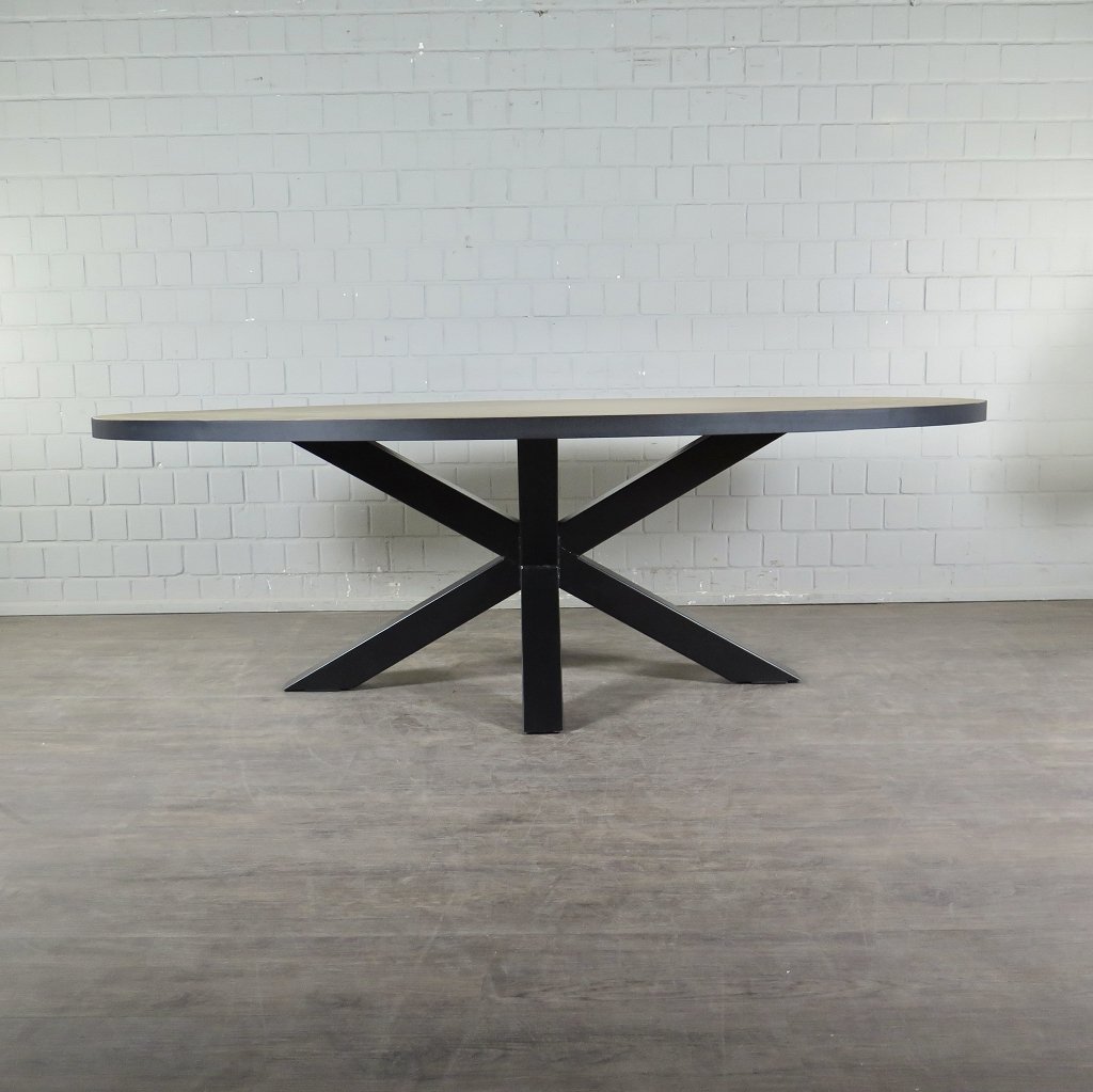 Esstisch Tisch Eiche Oval 2,40 m x 1,10 m