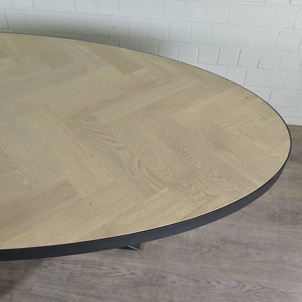 Esstisch Tisch Eiche Oval 2,40 m x 1,10 m