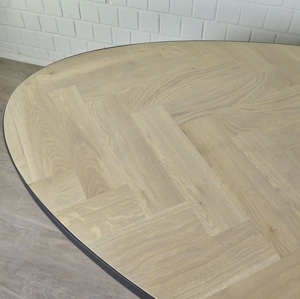 Esstisch Tisch Eiche Oval 2,40 m x 1,10 m