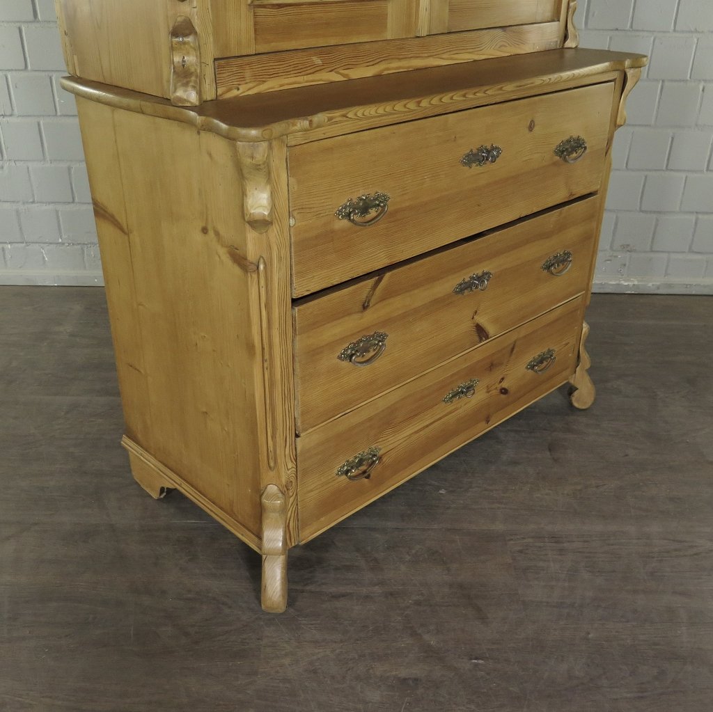 Buffetschrank Schrank Louis Philippe 1870 Kiefer