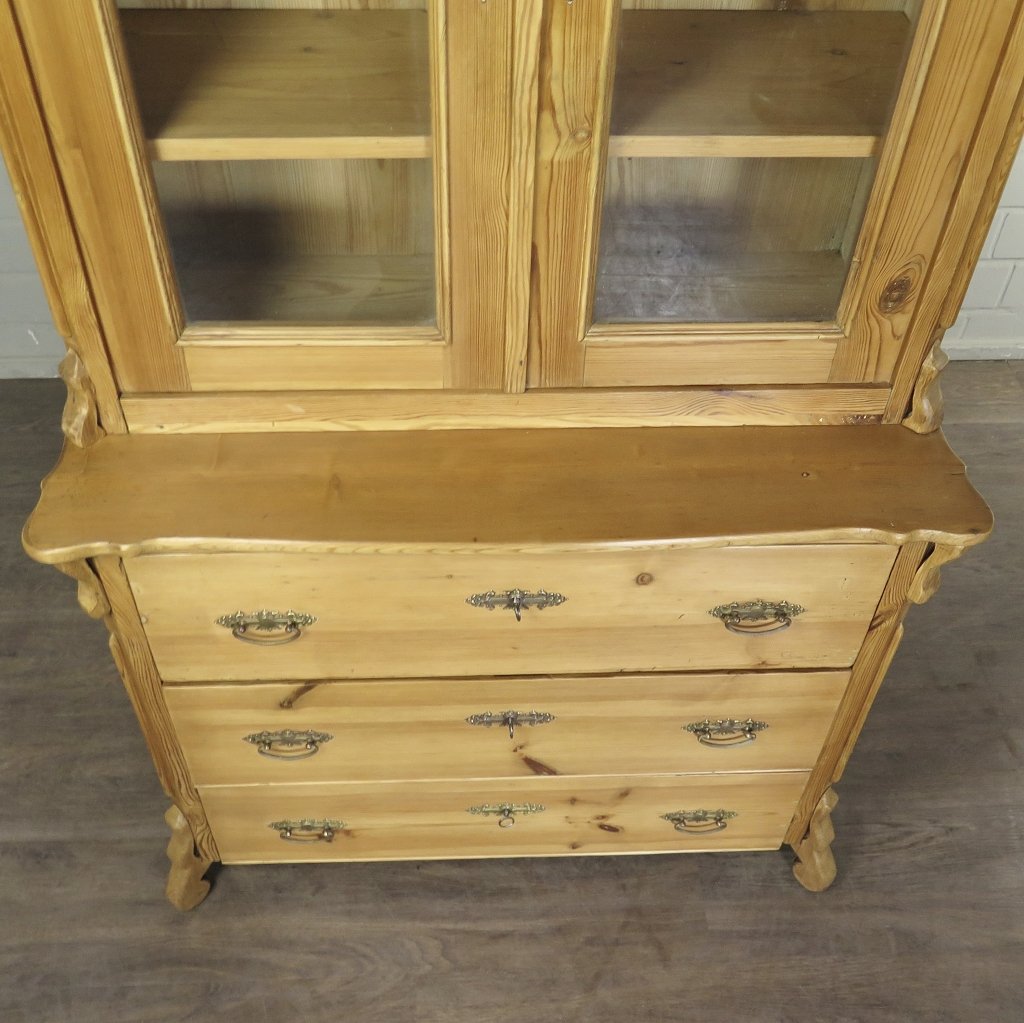 Buffetschrank Schrank Louis Philippe 1870 Kiefer