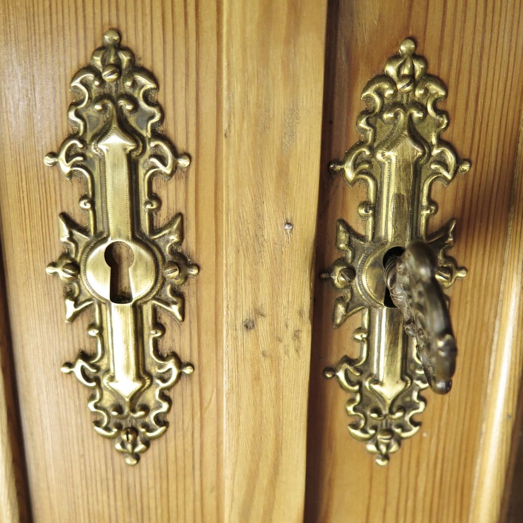 Buffetschrank Schrank Louis Philippe 1870 Kiefer
