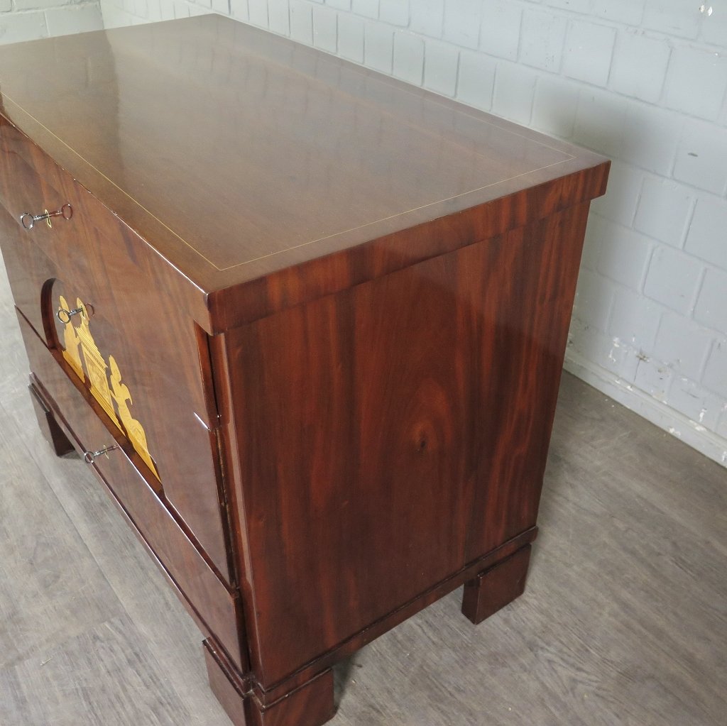 Kommode Biedermeier 1830 Mahagoni