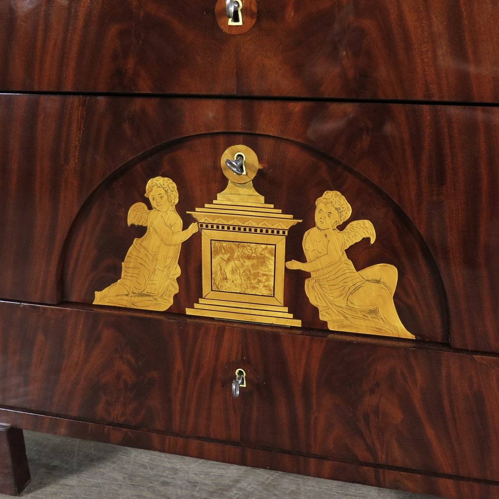 Kommode Biedermeier 1830 Mahagoni