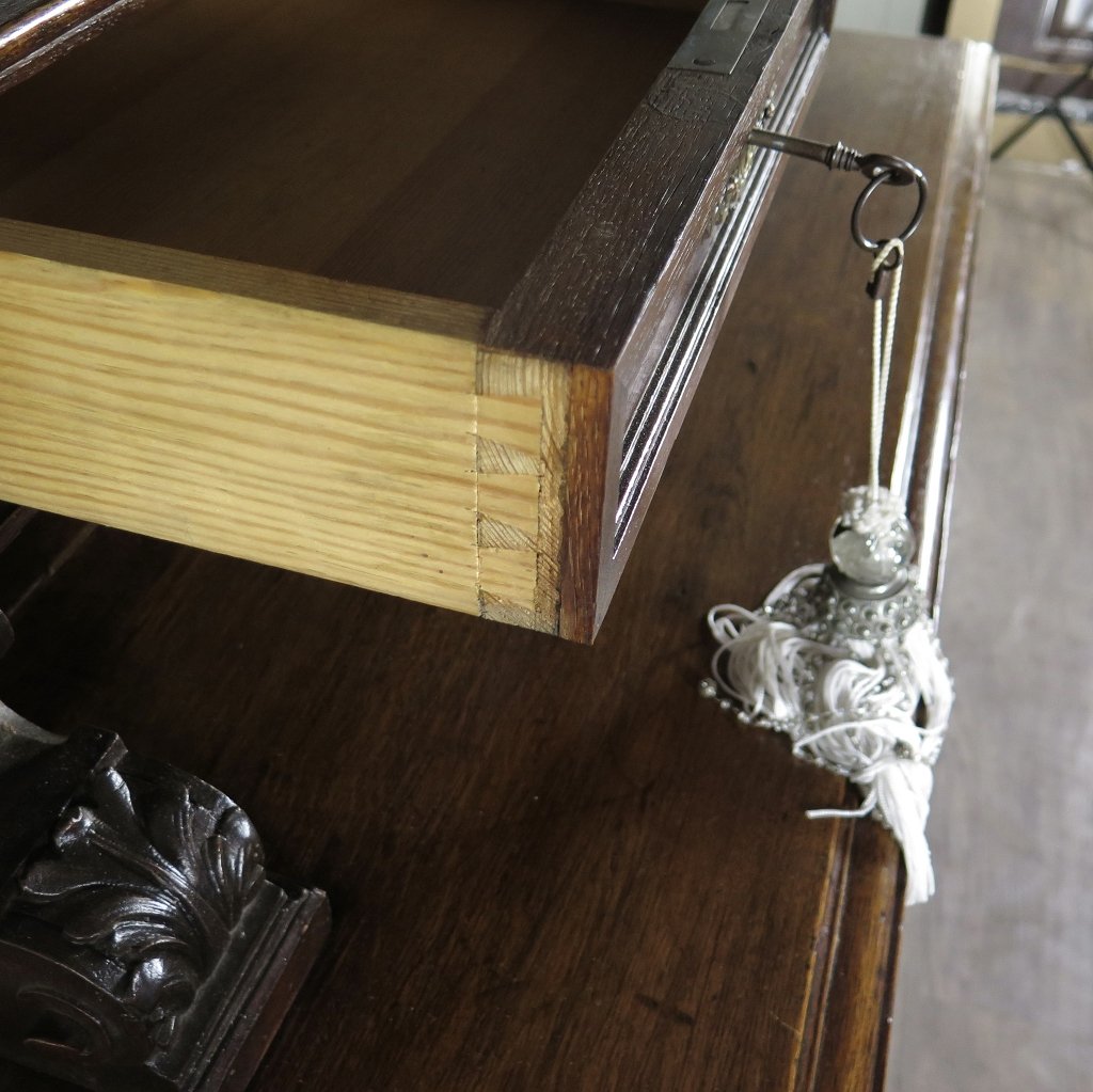 Buffetschrank Schrank Gründerzeit 1880 Eiche