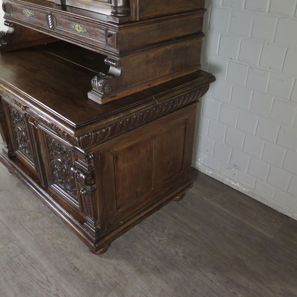 Buffetschrank Schrank Gründerzeit 1880 Eiche