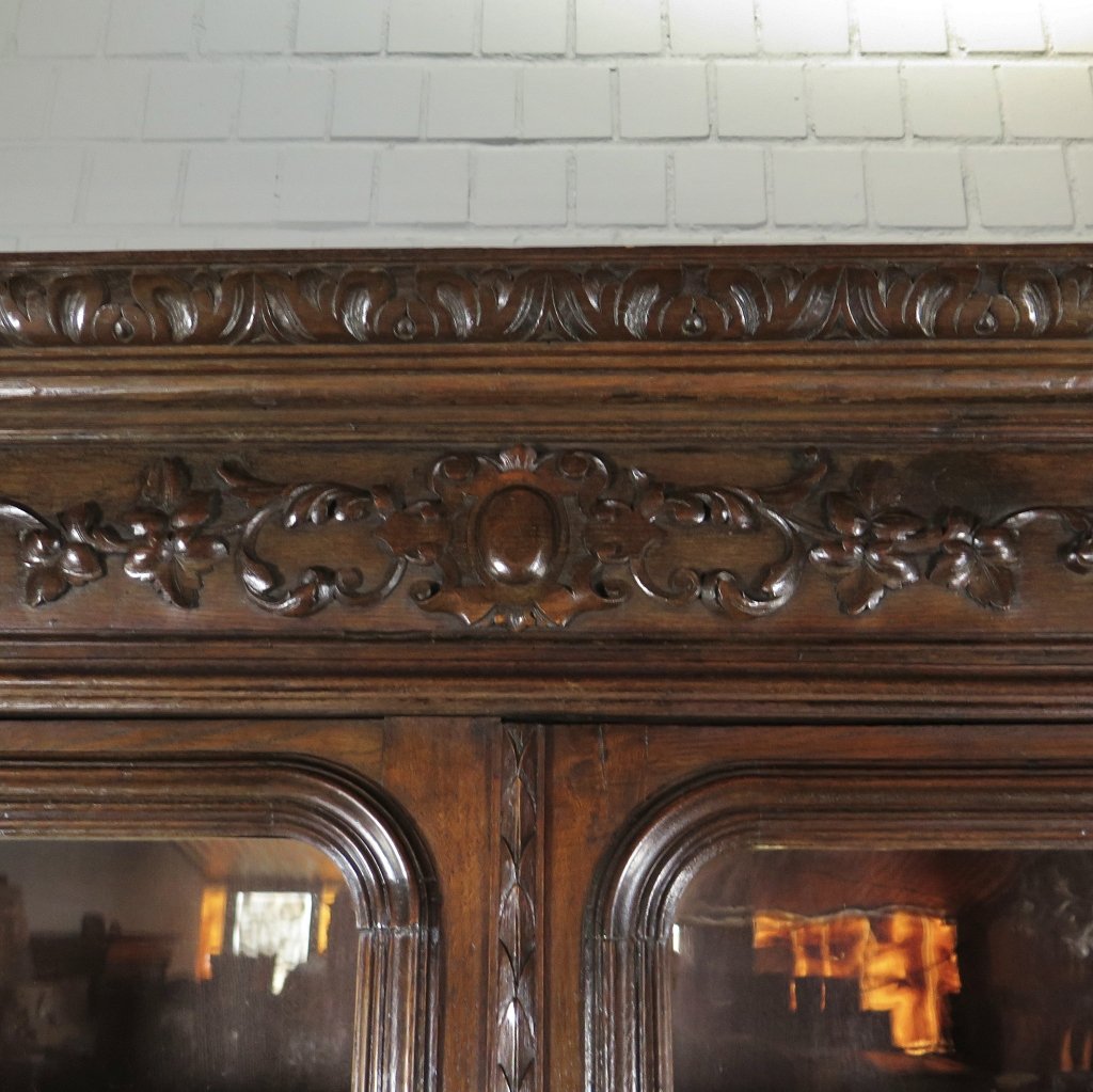 Buffetschrank Jagdschrank Gründerzeit 1880 Eiche