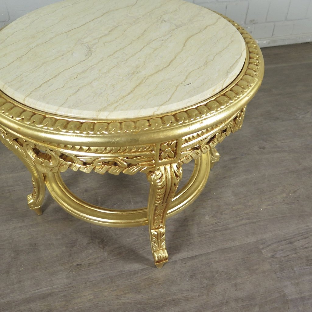 Tisch Beistelltisch Barockstil Ø 0,68 m