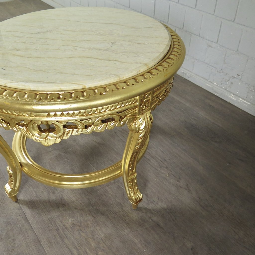 Tisch Beistelltisch Barockstil Ø 0,68 m