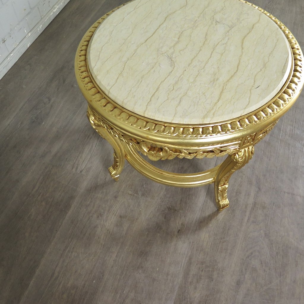 Tisch Beistelltisch Barockstil Ø 0,68 m