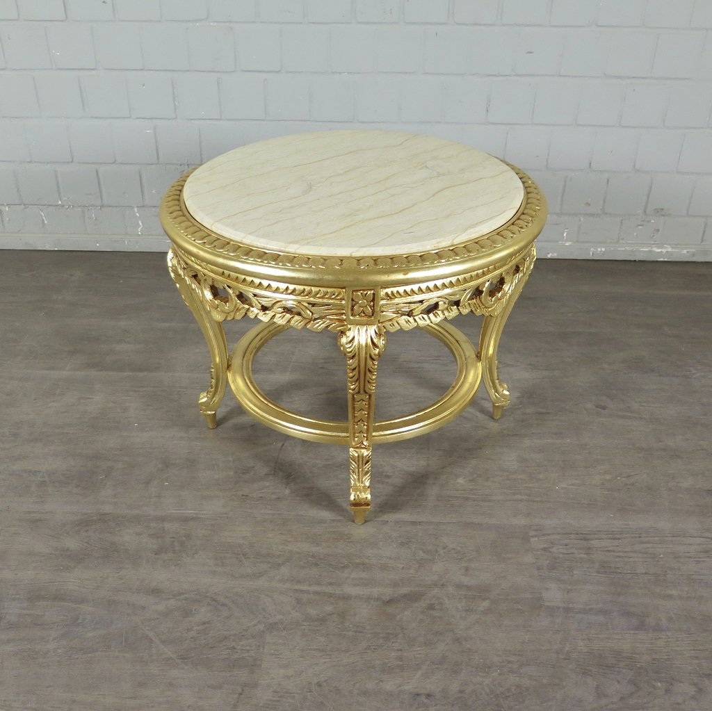 Tisch Beistelltisch Barockstil Ø 0,68 m