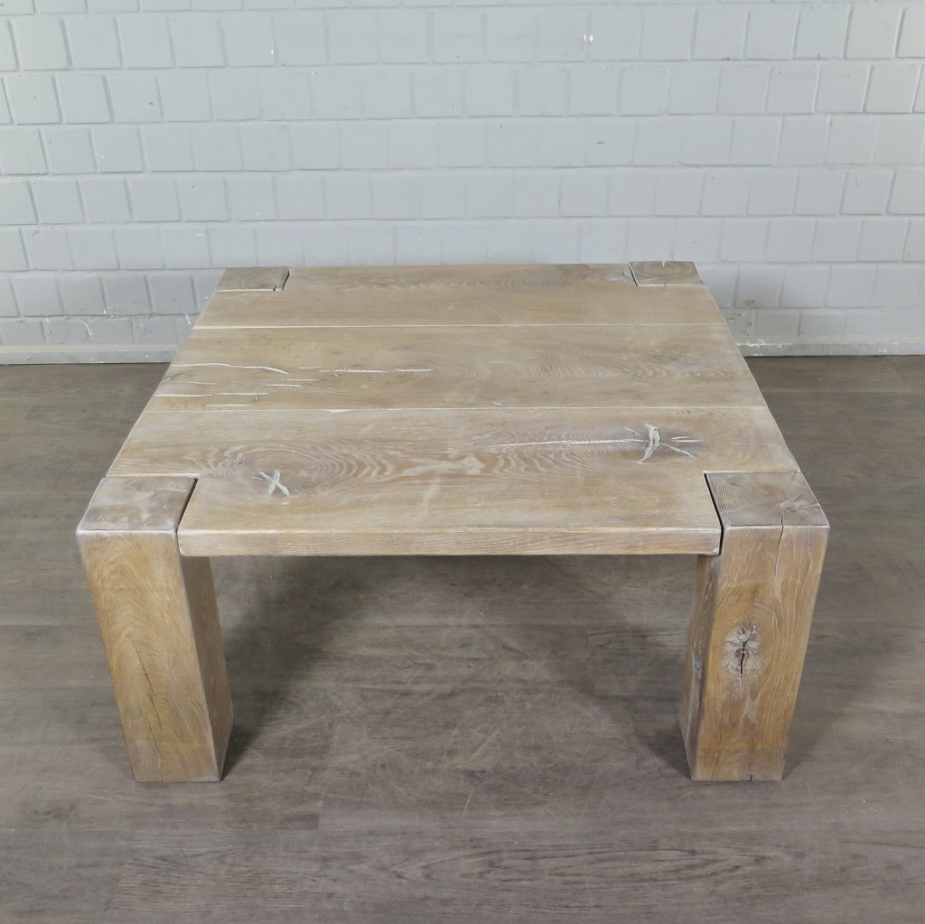 Couchtisch Wohnzimmertisch Eiche 1,00 m x 1,00 m