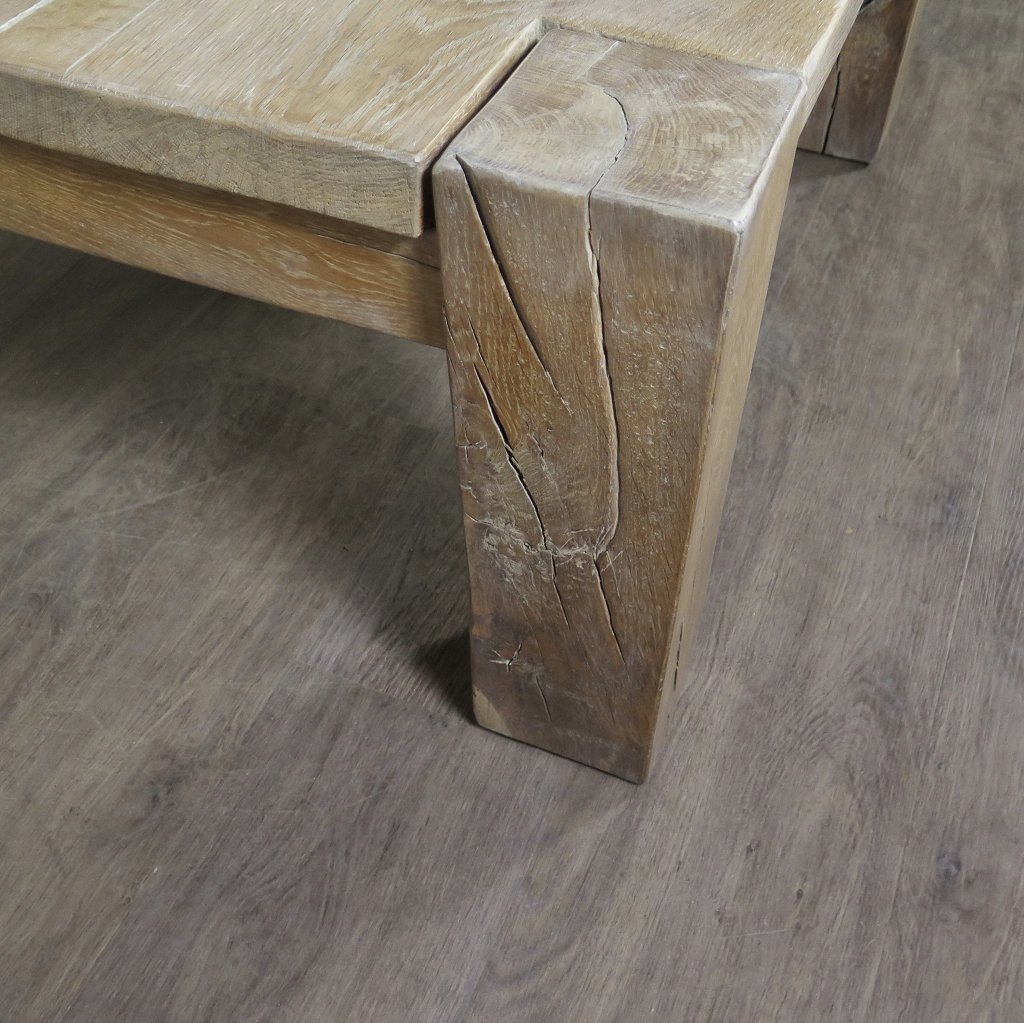Couchtisch Wohnzimmertisch Eiche 1,00 m x 1,00 m