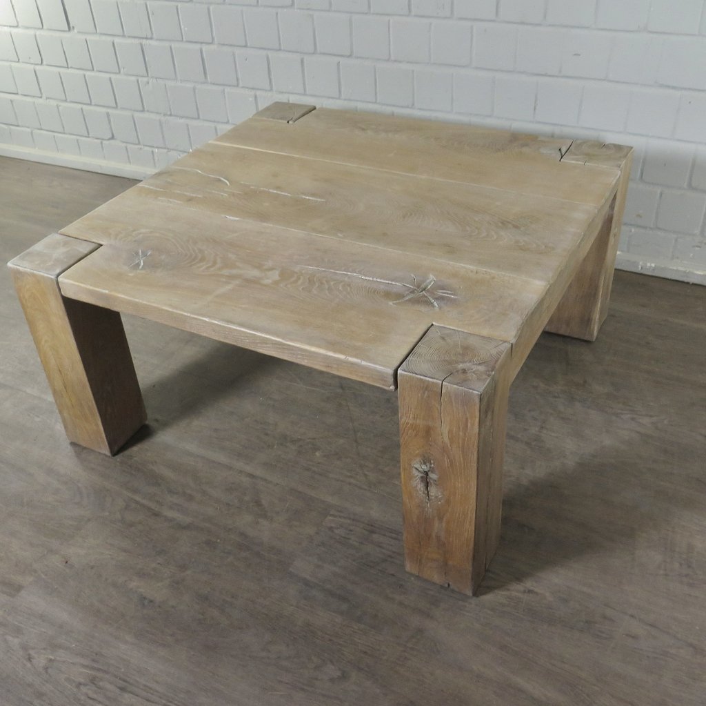 Couchtisch Wohnzimmertisch Eiche 1,00 m x 1,00 m