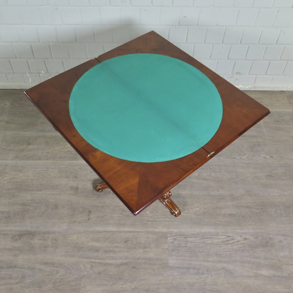 Klapptisch Spieltisch Beistelltisch Biedermeier 1860 Mahagoni
